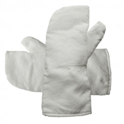 Manopla de trabajo protección térmica fibra de vidrio acabado cerámico ITS G1 011