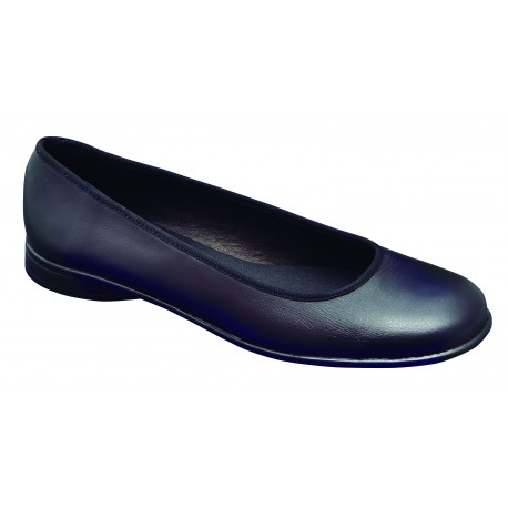 Zapato femenino tipo salón de piel napa flor Dian BAILARINA