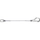 Elemento de amarre cuerda trenzada semiestática más mosqueton acero más gancho aluminio 60 mm Miguel Miranda E93T