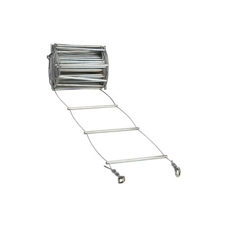 Escalera metálica de acero galvanizado ancho de peldaño 12 cm longitud 5 m Miguel Miranda T50