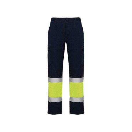 Pantalón de trabajo NAOS multibolsillos de verano para alta visibilidad 9300 Roly