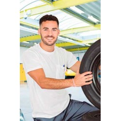 Camiseta cuello redondo con bolsillo BRET Valento