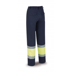 Pantalón de trabajo ignifugo y antiestático de Alta Visibilidad Algodón MARCA 988 PFYIA