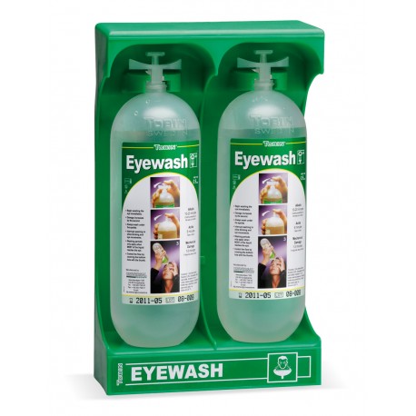 Estacion 2 botellas lavaojos de 1L MARCA 2388 L127