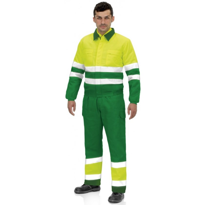 Pantalón multibolsillos con goma alta visibilidad Vesin 3023
