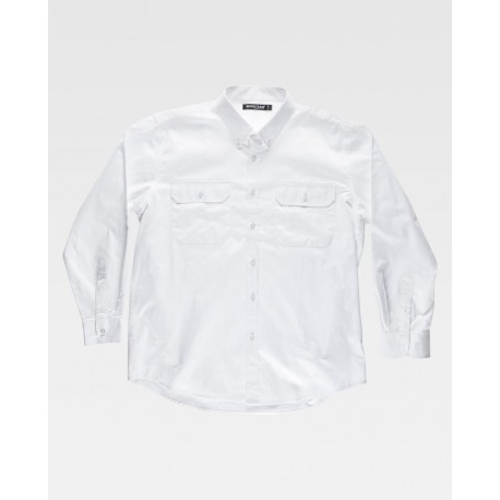 Camisa de Trabajo Manga Larga cierre de botones WorkTeam B8300