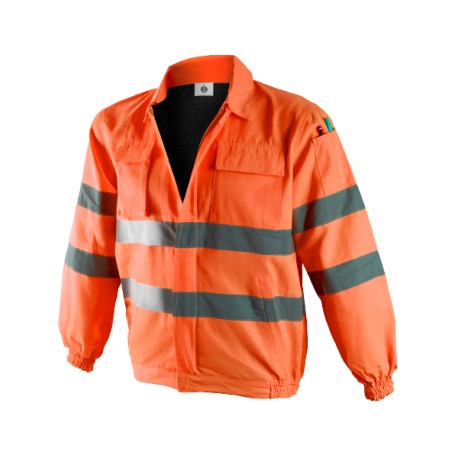 Cazadora de Trabajo Multibolsillos Con Forro Alta Visibilidad Chintex 1083