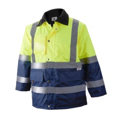 Parka de trabajo Impermeable Combinada Alta Visibilidad Chintex 1092