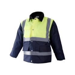 Chaleco Acolchado con Mangas Desmontables Alta Visibilidad Chintex 1093