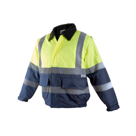 Cazadora de Trabajo bomber Mangas Desmontables AV Chintex 1093B