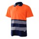 Polo de Trabajo Manga Corta Combinado Alta Visibilidad Chintex 1201