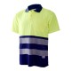 Polo de Trabajo Manga Corta Combinado Alta Visibilidad Chintex 1201