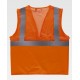 Chaleco de trabajo Alta Visibilidad cierre cremallera WorkTeam C3612