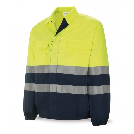 Chaqueta de trabajo alta visibilidad ignifugo y antiestático MARCA 988 CFYIA