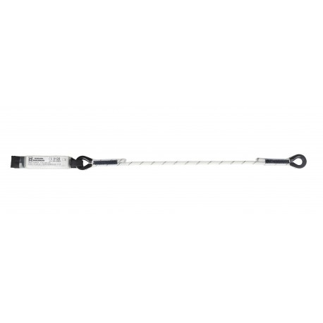 Absorbedor de energia con amarre incorporado de cuerda semiestatica de 11mm sin mosquetones Miguel Miranda D40T D4