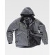 Parka acolchada con capucha desmontable WorkTeam S1150