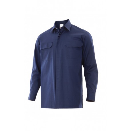 Camisa ignifuga y antiestatica tejido inherente Velilla 605001