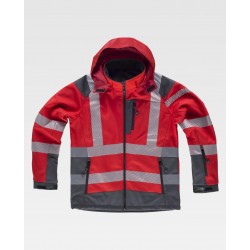 Chaqueta Workshell combinada con cintas reflectantes WorkTeam S9212