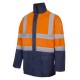 Parka de Trabajo 4 en 1 bicolor Alta Visibilidad Velilla 306003