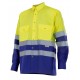 Camisa bicolor alta visibilidad manga larga Velilla 144