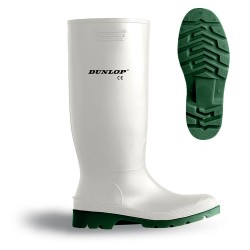 Bota de agua blanca PVC/Nitrilo caña alta Dunlop 380 MARCA 1588 BAB