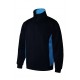 Sudadera bicolor con media cremallera Velilla 105704