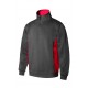 Sudadera bicolor con media cremallera Velilla 105704