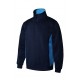 Sudadera bicolor con media cremallera Velilla 105704