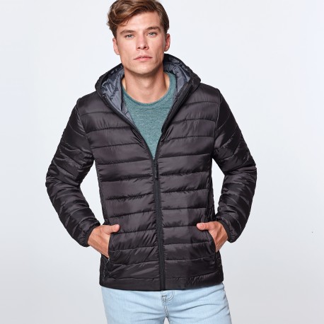 Chaqueta infantil NORWAY acolchada con relleno tacto pluma y capucha fija  ajustada 5090 Roly