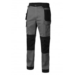 Pantalón de trabajo canvas stretch bolsillos flotantes Velilla 103019S