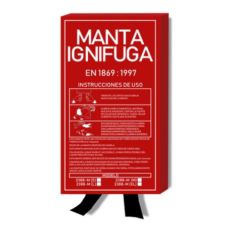 Manta ignifuga apagafuegos 1,80x1,80m MARCA 2388 M XL