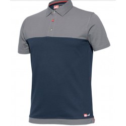 Polo manga corta bicolor Stretch Industrial Starter 8774