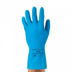 Guante de trabajo ALPHATEC III CAT azul 305 mm Industrial Starter 87665