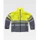 Chaqueta de Trabajo Workshell Alta Visibilidad Combinada WorkTeam S9525
