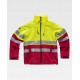 Chaqueta de Trabajo Workshell Alta Visibilidad Combinada WorkTeam S9525