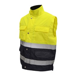 Chaleco acolchado de alta visibilidad combinada Chintex 1097