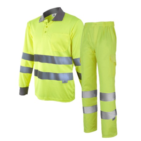 Conjunto clase 3 de alta visibilidad polo y pantalón Chintex 2003