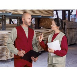 Chaleco de Trabajo Transpirable multibolsillos de sarga HARDWARE Valento