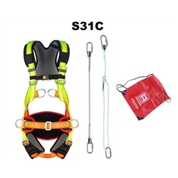 Arnes MIRA 10A y cinturón de sujeción MIRA 10F0 con acolchados de confort Miguel Miranda S31C