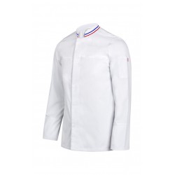 Chaqueta de cocina cierre central manga larga Velilla PB405208