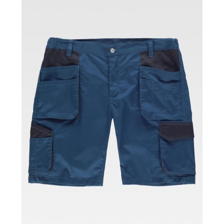 Bermuda FUTURE combinada de tejido elástico WorkTeam WF2617