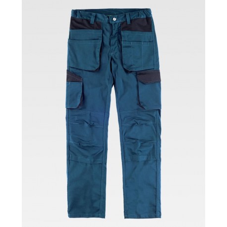 Pantalón de Trabajo Combinado Tejido Elástico WorkTeam WF2650