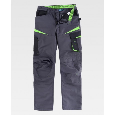  Pantalón de Trabajo tricolor canvas WorkTeam WF2750