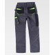  Pantalón de Trabajo tricolor canvas WorkTeam WF2750