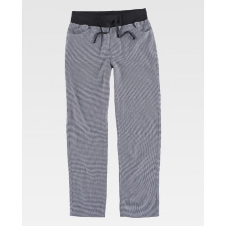 Pantalón unisex en tejido de pata de gallo clasica WorkTeam B5925