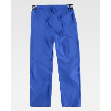 Pantalón de trabajo unisex con tejido elástico WorkTeam B6910
