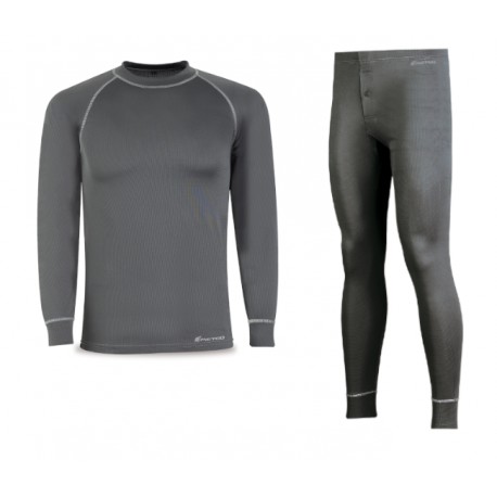 Conjunto térmico camiseta y malla Oxford/gris melange MARCA 288 FLK