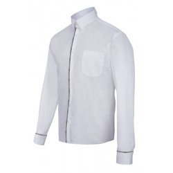 Camisa hombre stretch manga larga Velilla P405003