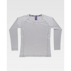 Camiseta de mujer con manga larga WorkTeam B0069