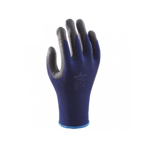 SHOWA Guante revestido nitrilo microporoso/palma sobre forro de nylon Industrial Starter SH380